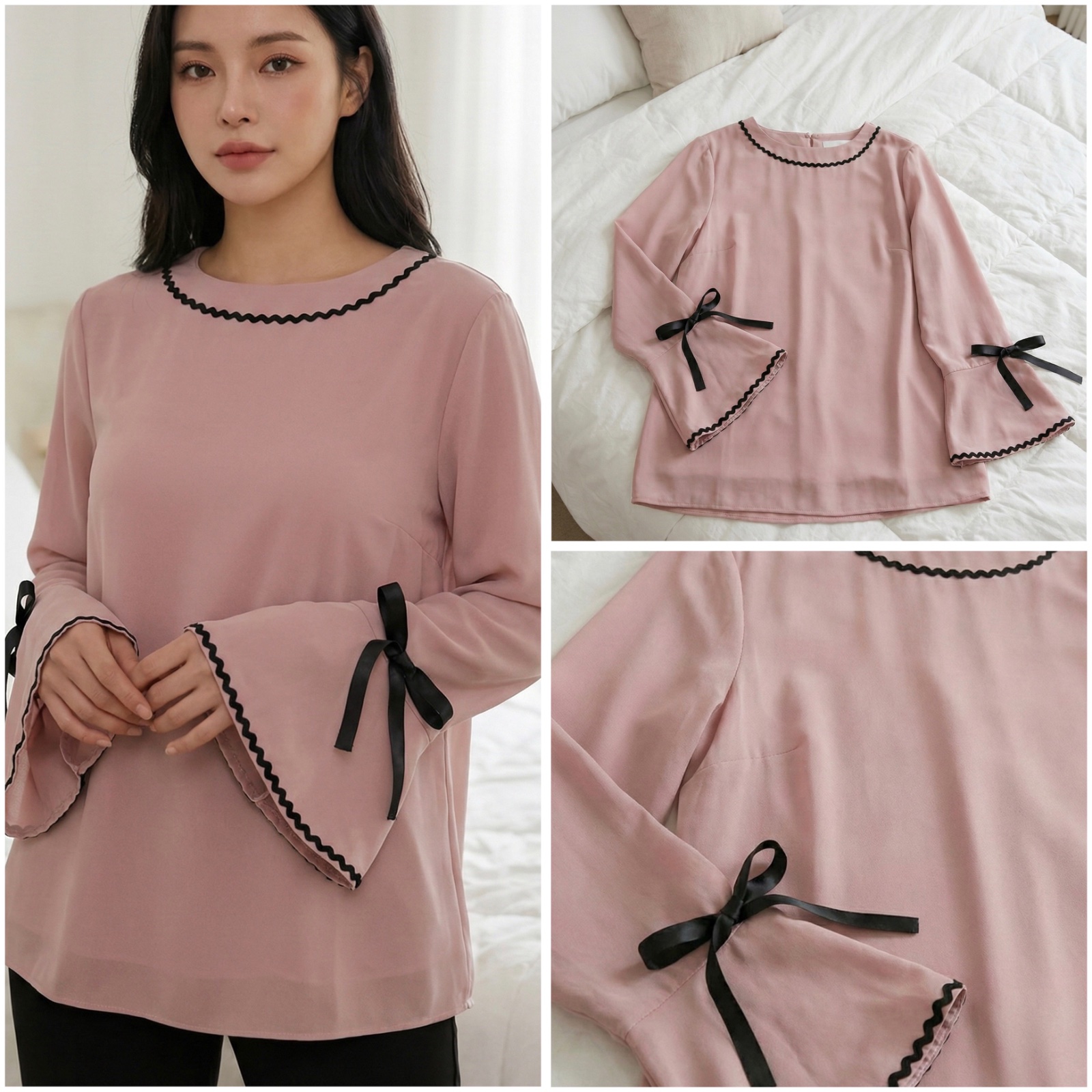 Chemise rose poudré ✨💗😍