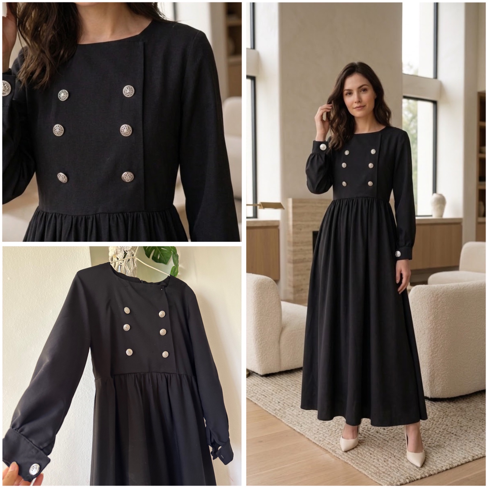 Robe noir classique 