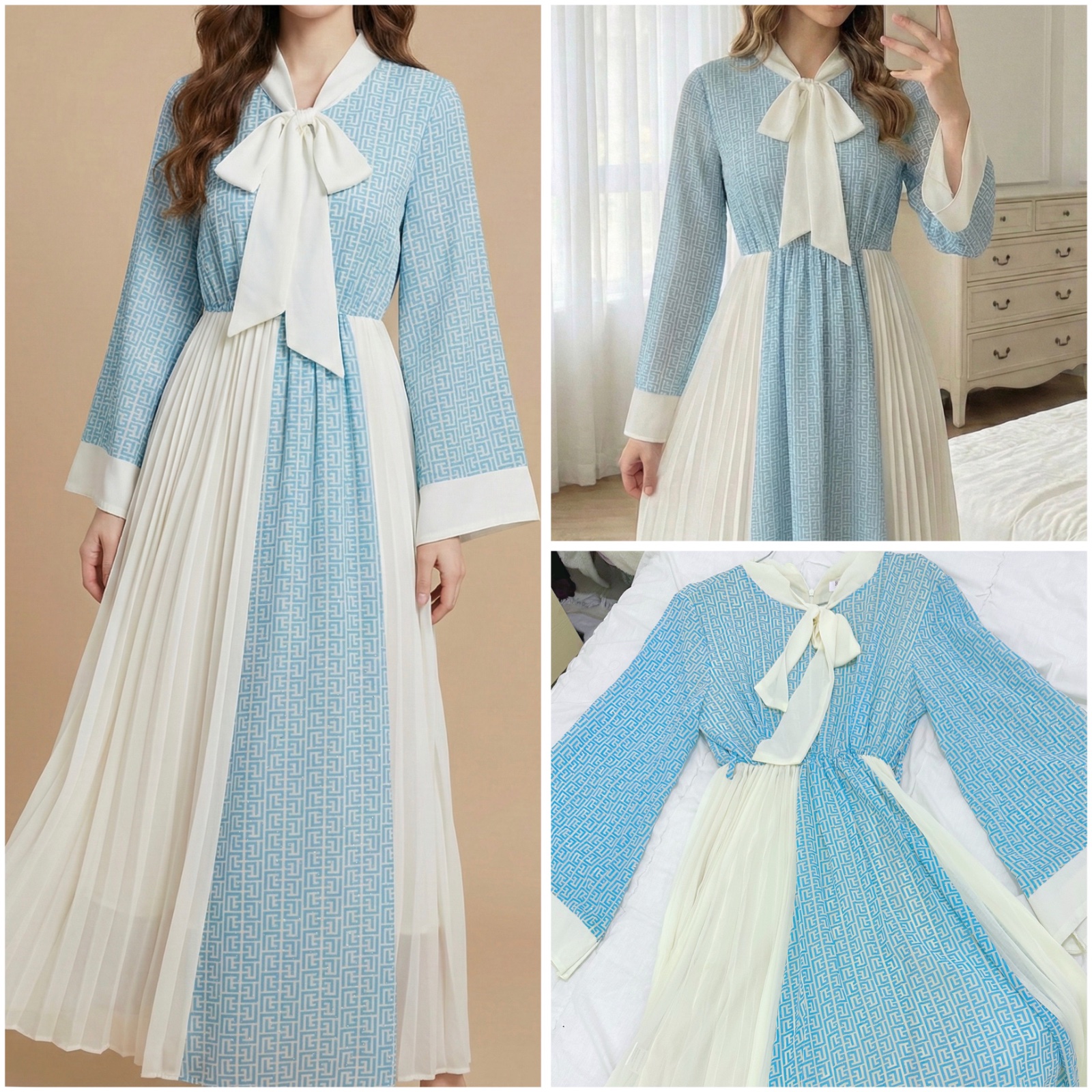 Robe plissé