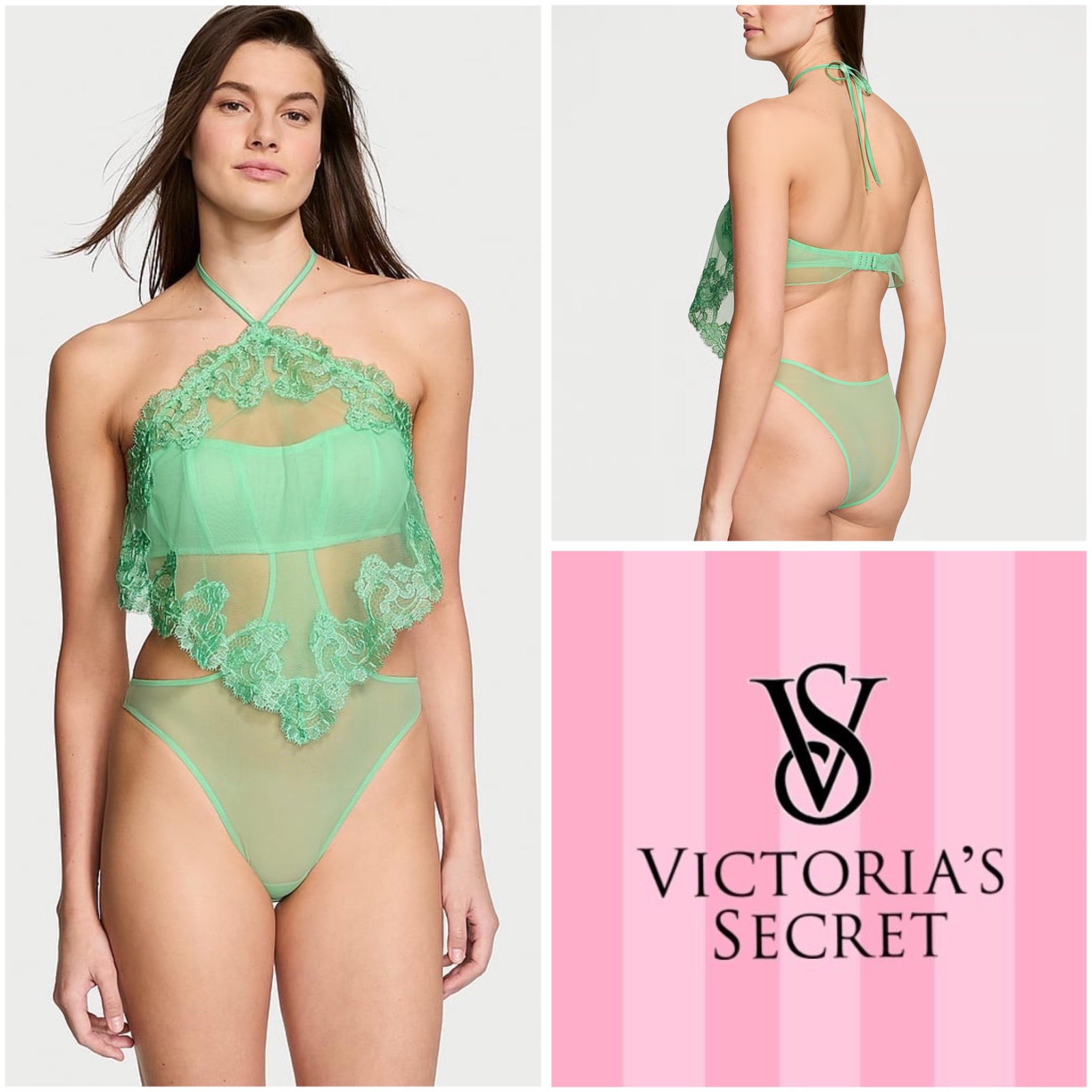 Lingerie victoria secret pistachio 😳💗