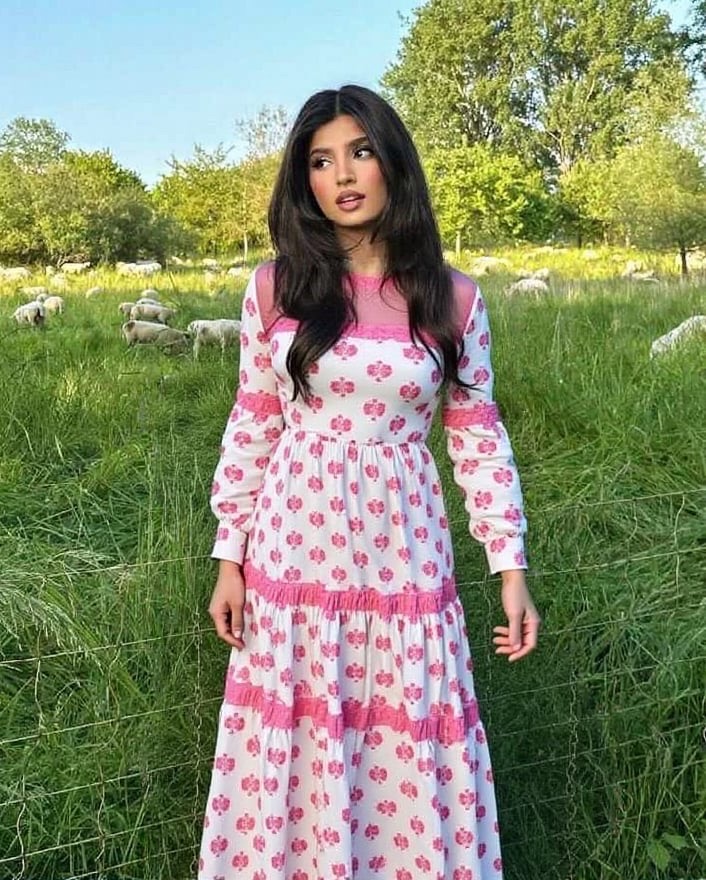 Robe blanc floral rosé 🌺🥹😍
