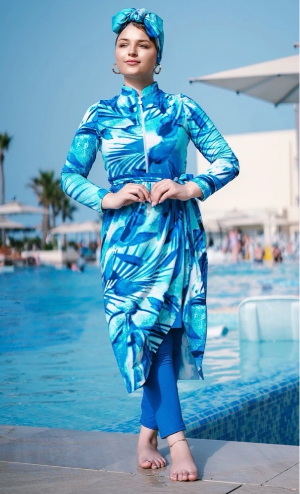 burkini bleu ciel 4piece 😍