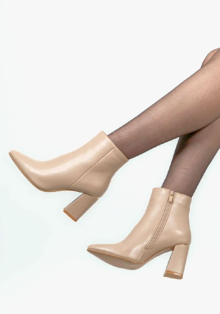 Bottine beige manuella