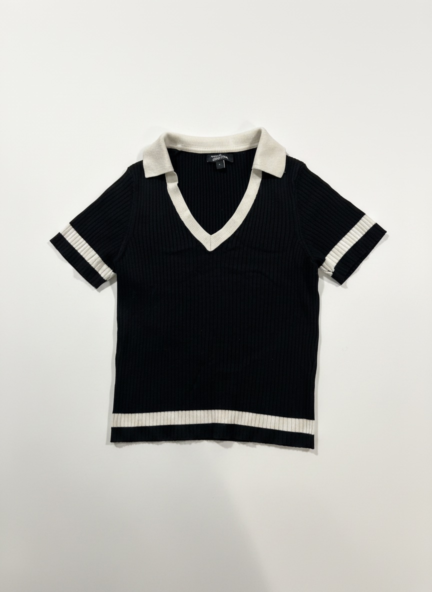 Crop top noir 
