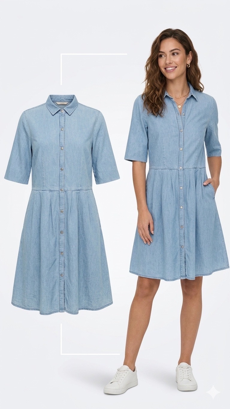 Robe en jean 