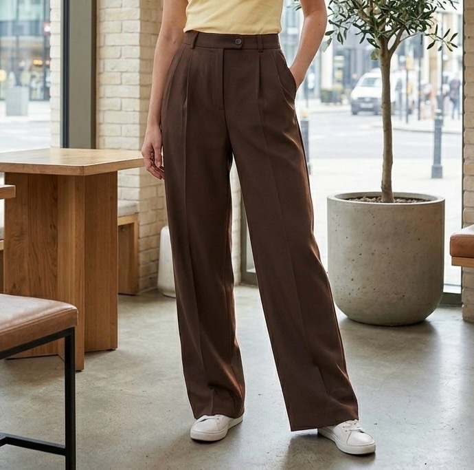 Pantalon large marron 🤎