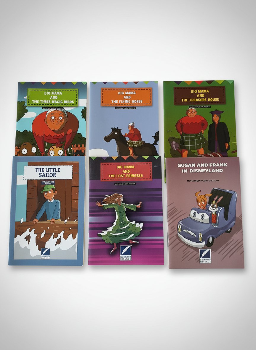 Pack de 6 histoire en anglais pour enfants 