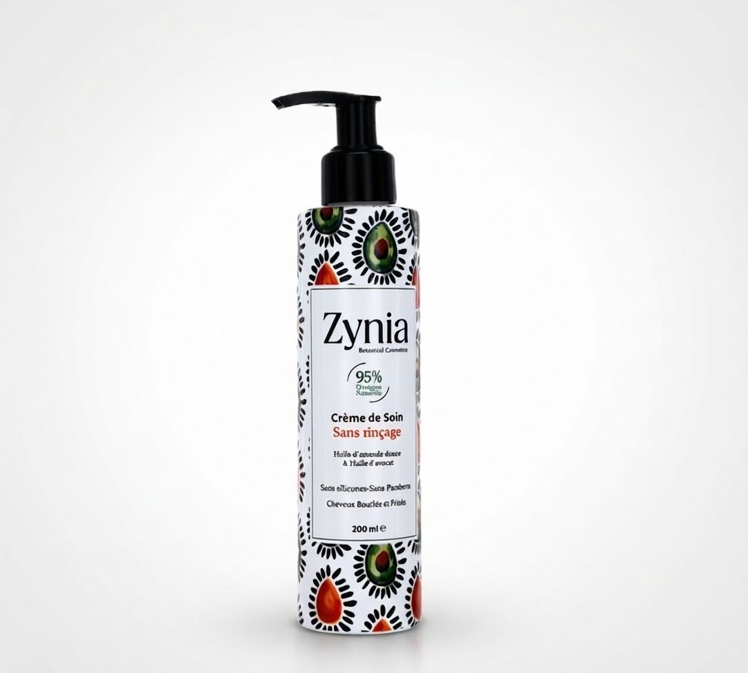 Zynia_ Crème de soin_ Sans rincage_200 ml