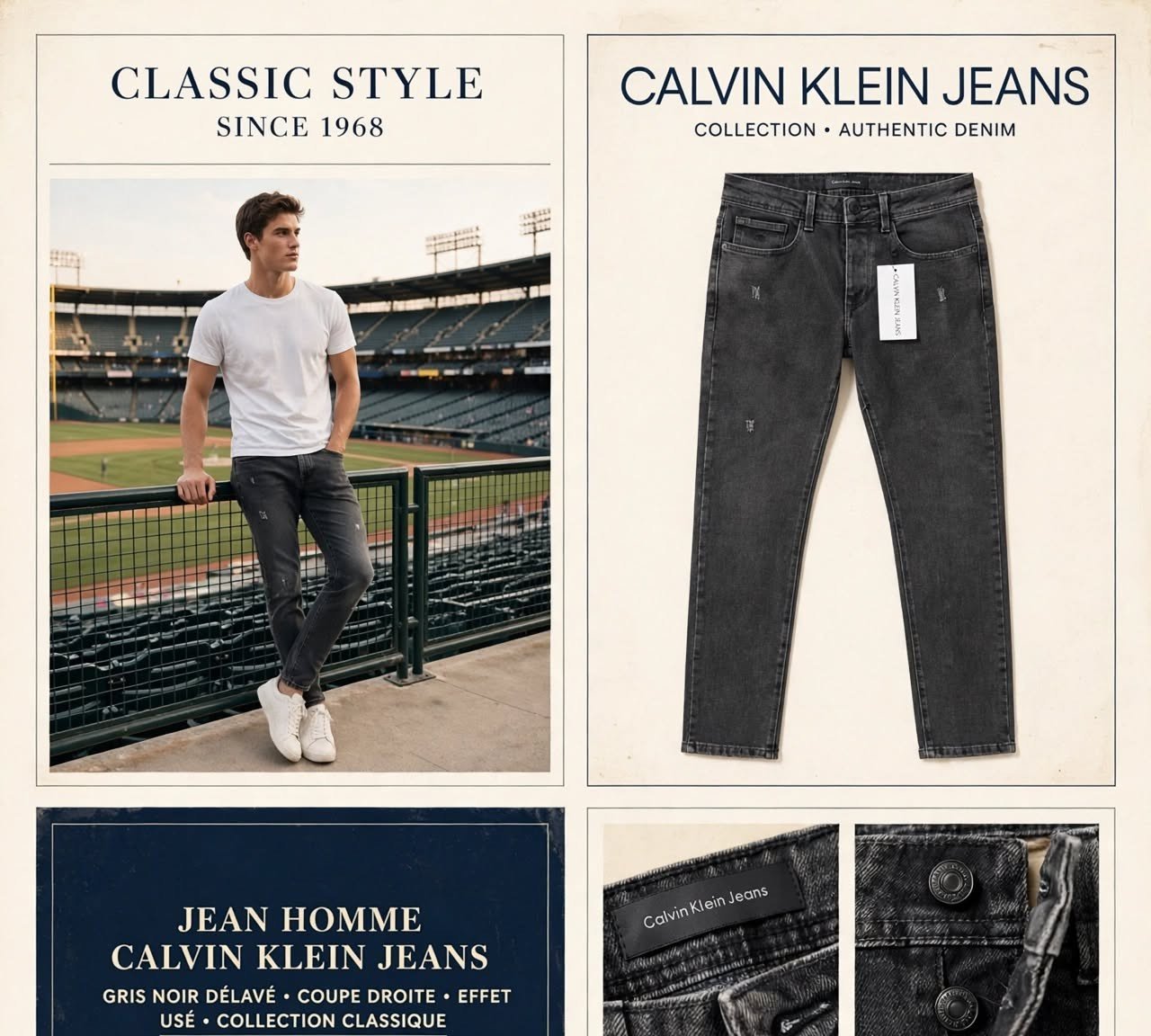 Jean Calvin Klein Style - High-Quality Replica