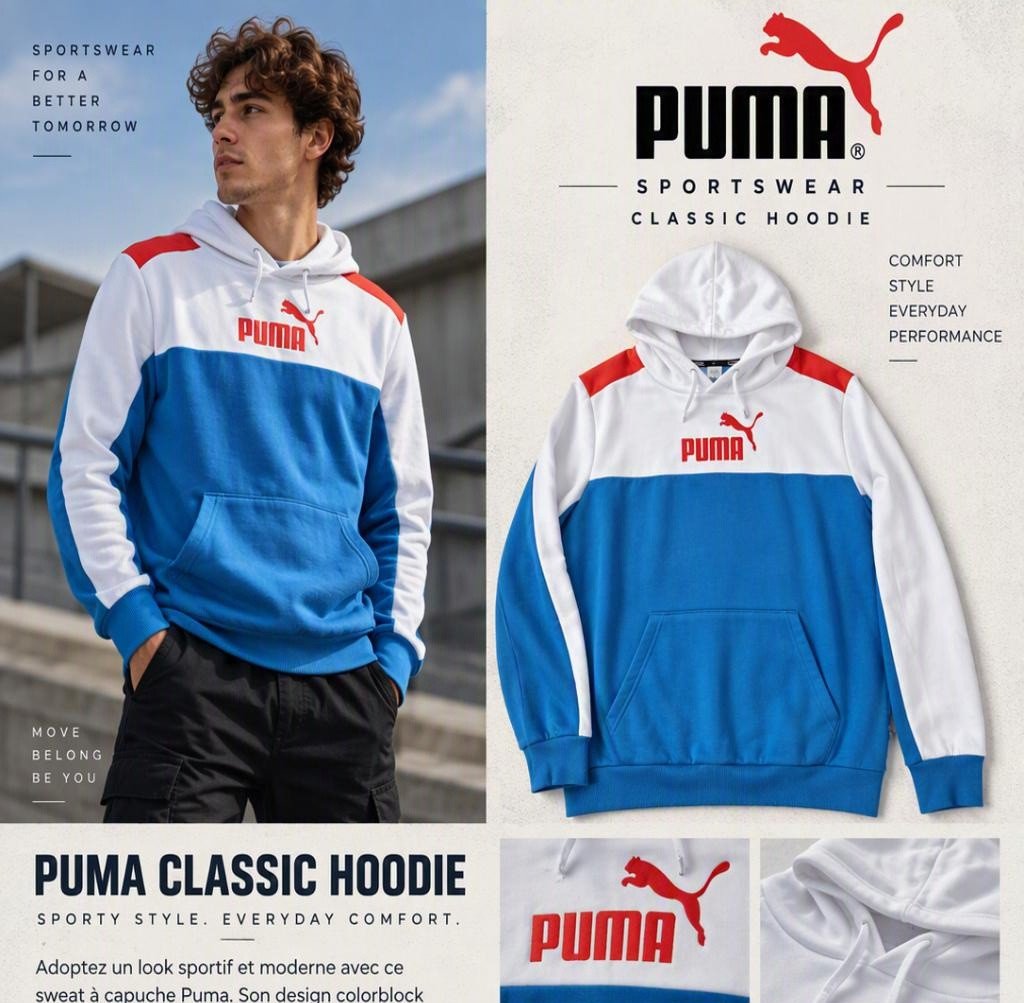 Sweat à capuche Puma Original - Taille 2XL