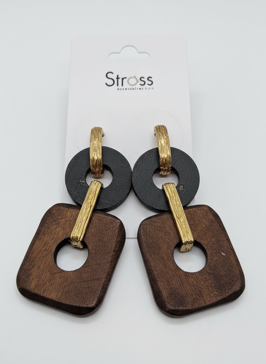 Boucles d'oreilles Strass 