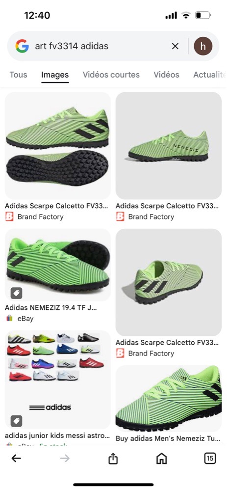 Crampon adidas