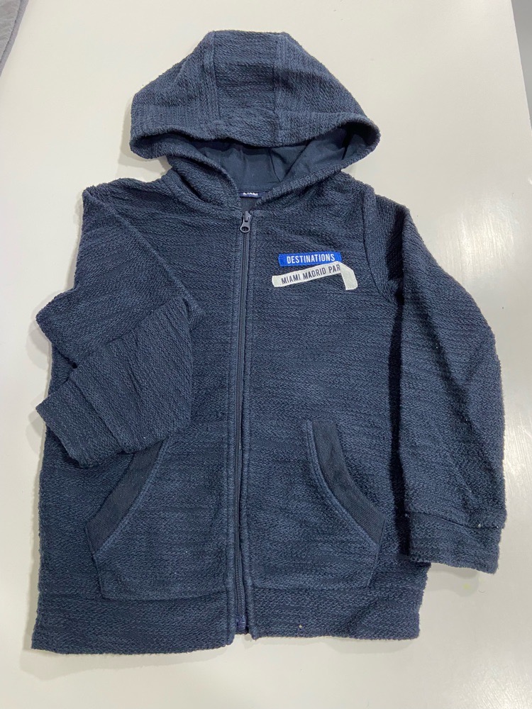 jilet bleu marine peu portee