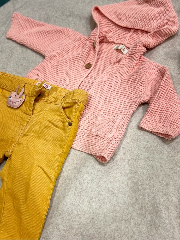 pantalon et jilet portés une seule fois