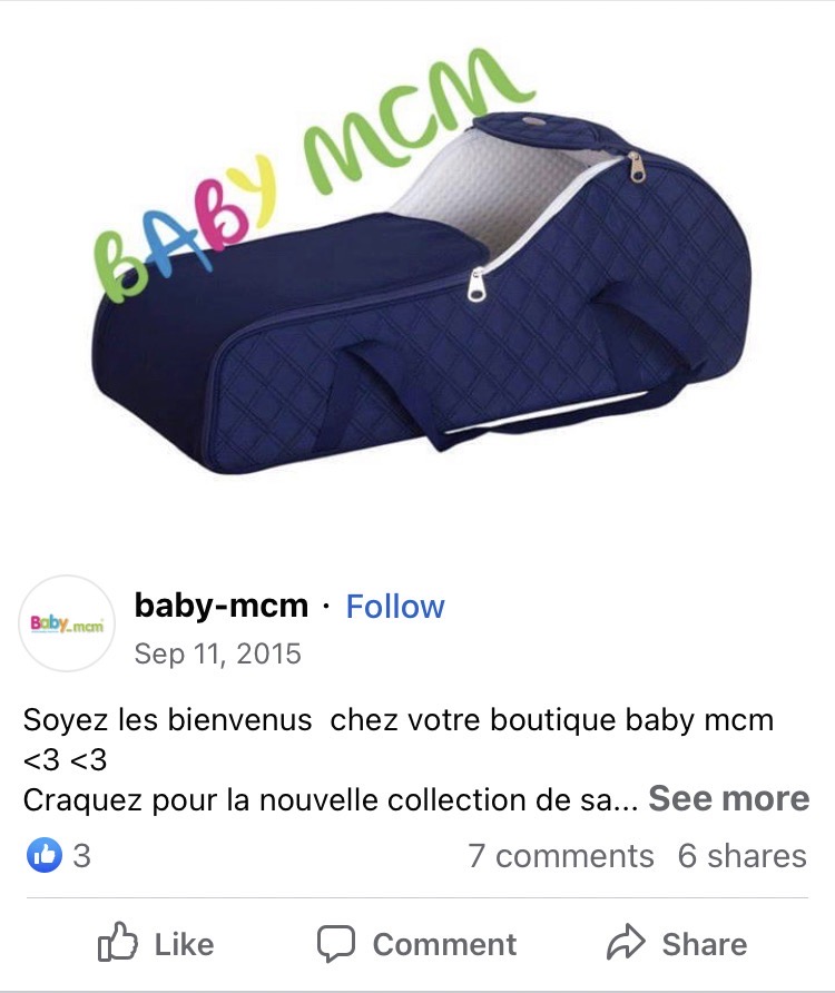 landeau unisexe comme neuf