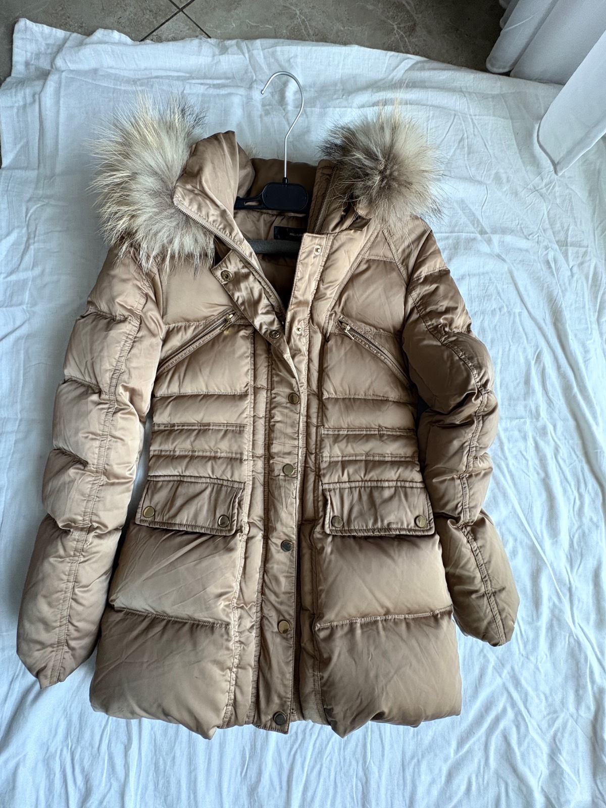 Manteau HALLHUBER beige emporté du france taille s 
