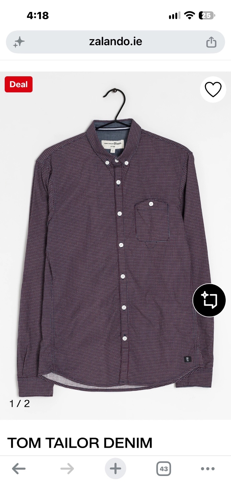 Chemise pour homme TOM TAILOR Denim