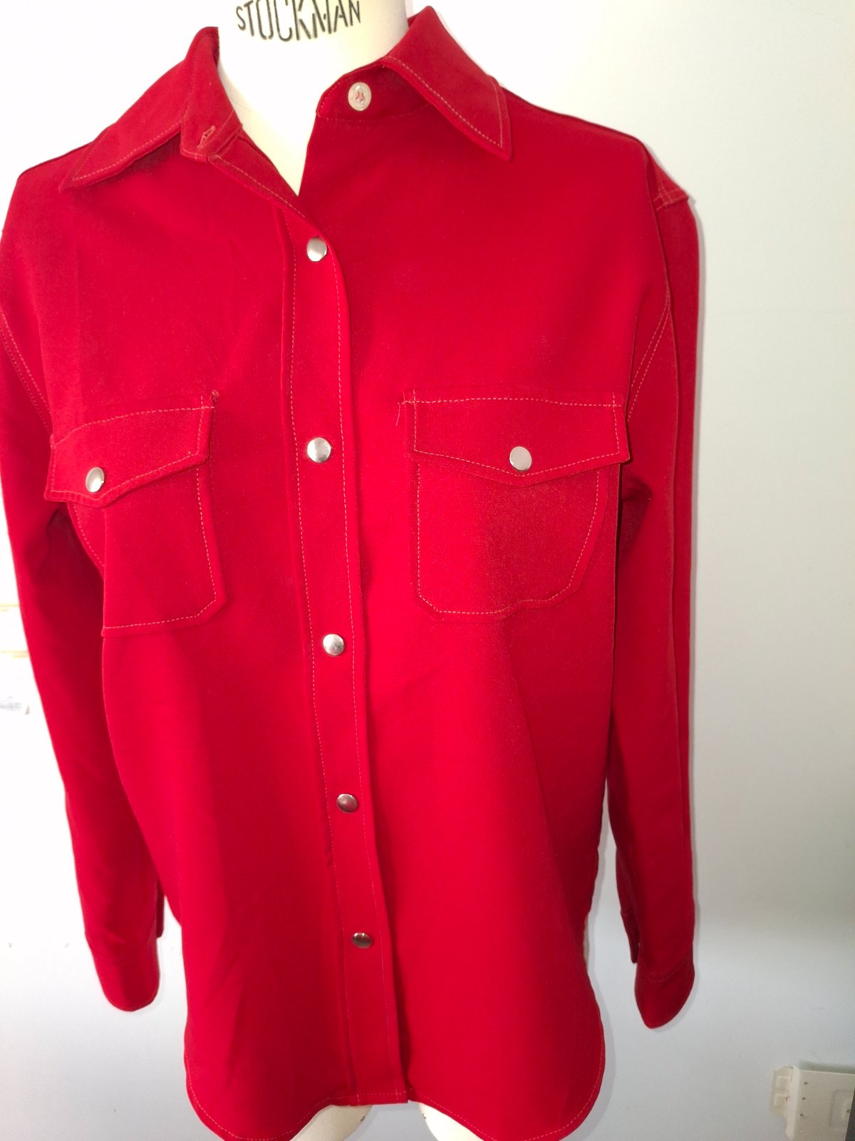 Chemise veste rouge