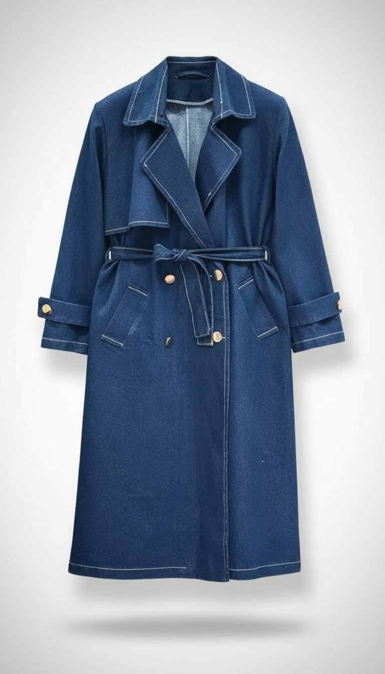 Trench en jeans longue 🥰😍