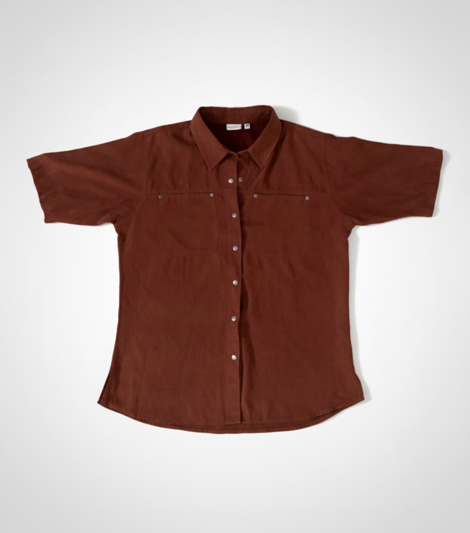 Chemise à effet daim