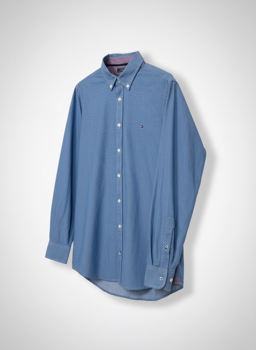 Chemise Tommy Hilfiger bleue - Taille M