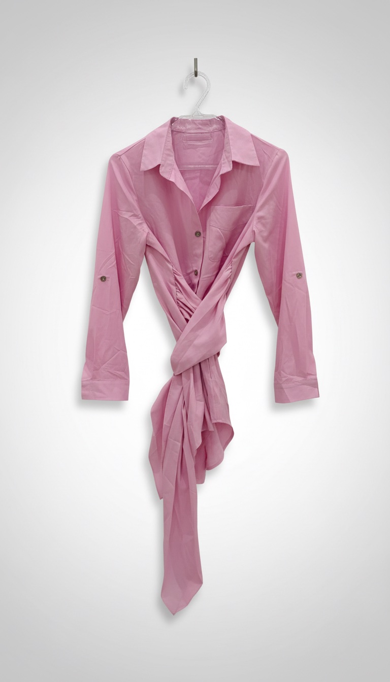 Chemise rose 