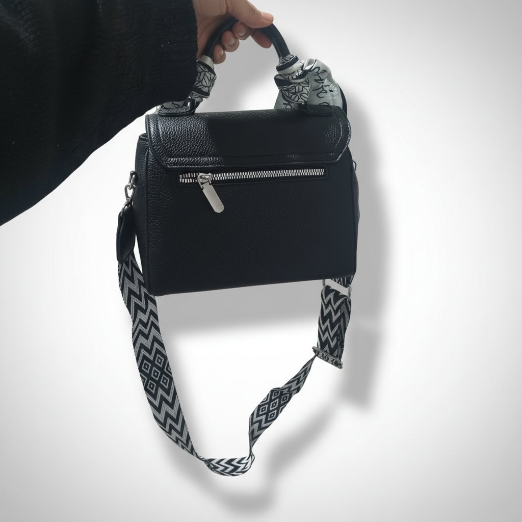 Sac cuire noire 