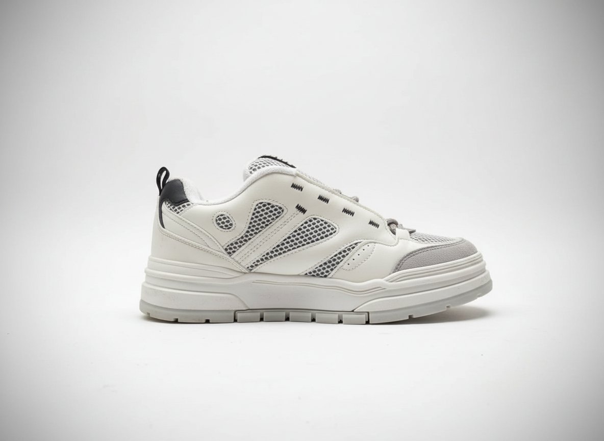 Sneakers blanches modernes 