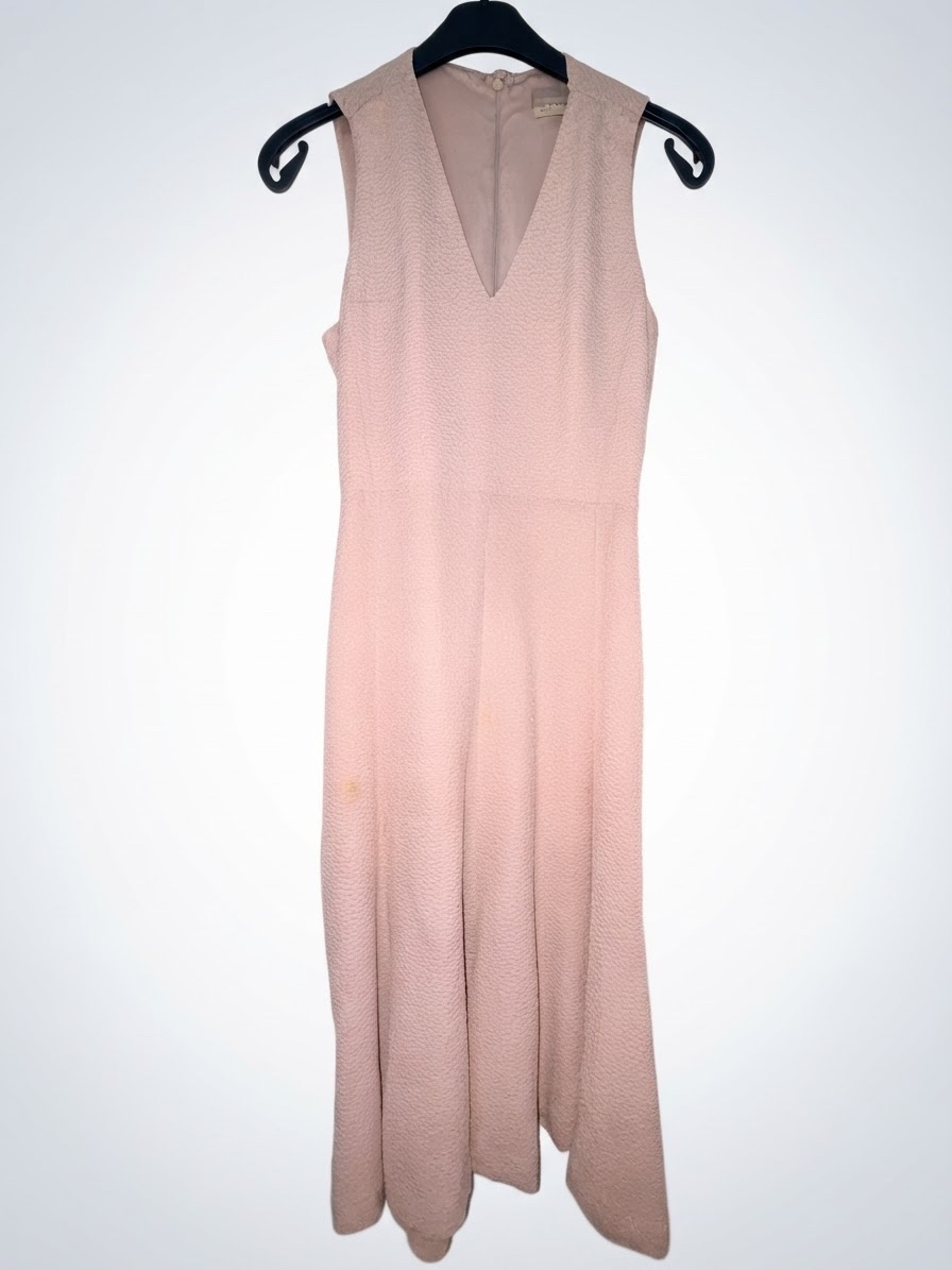 Robe longue rose bebe taille s 