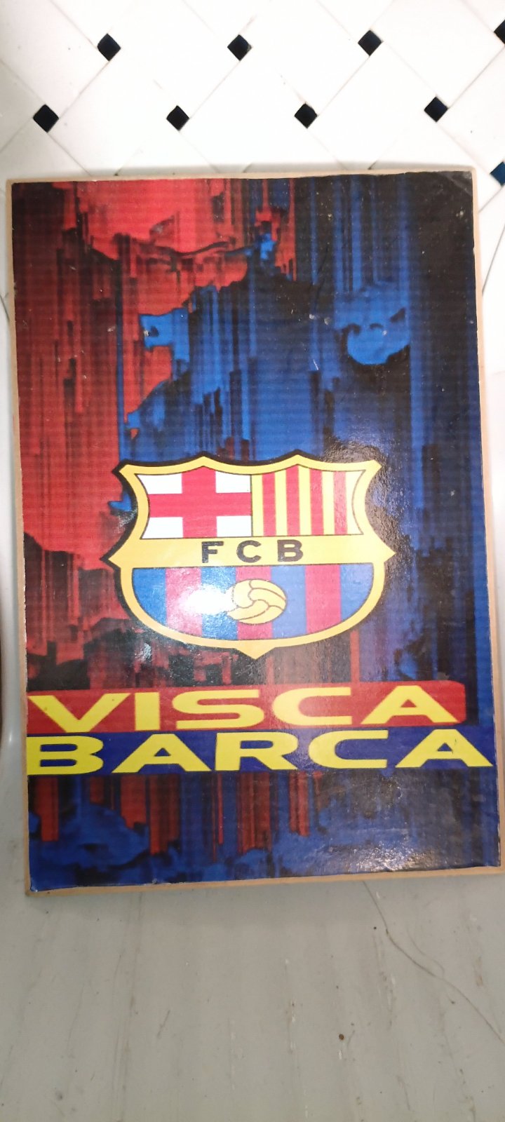 Deux Tableaux FC Barcelona - Visca Barça Edition