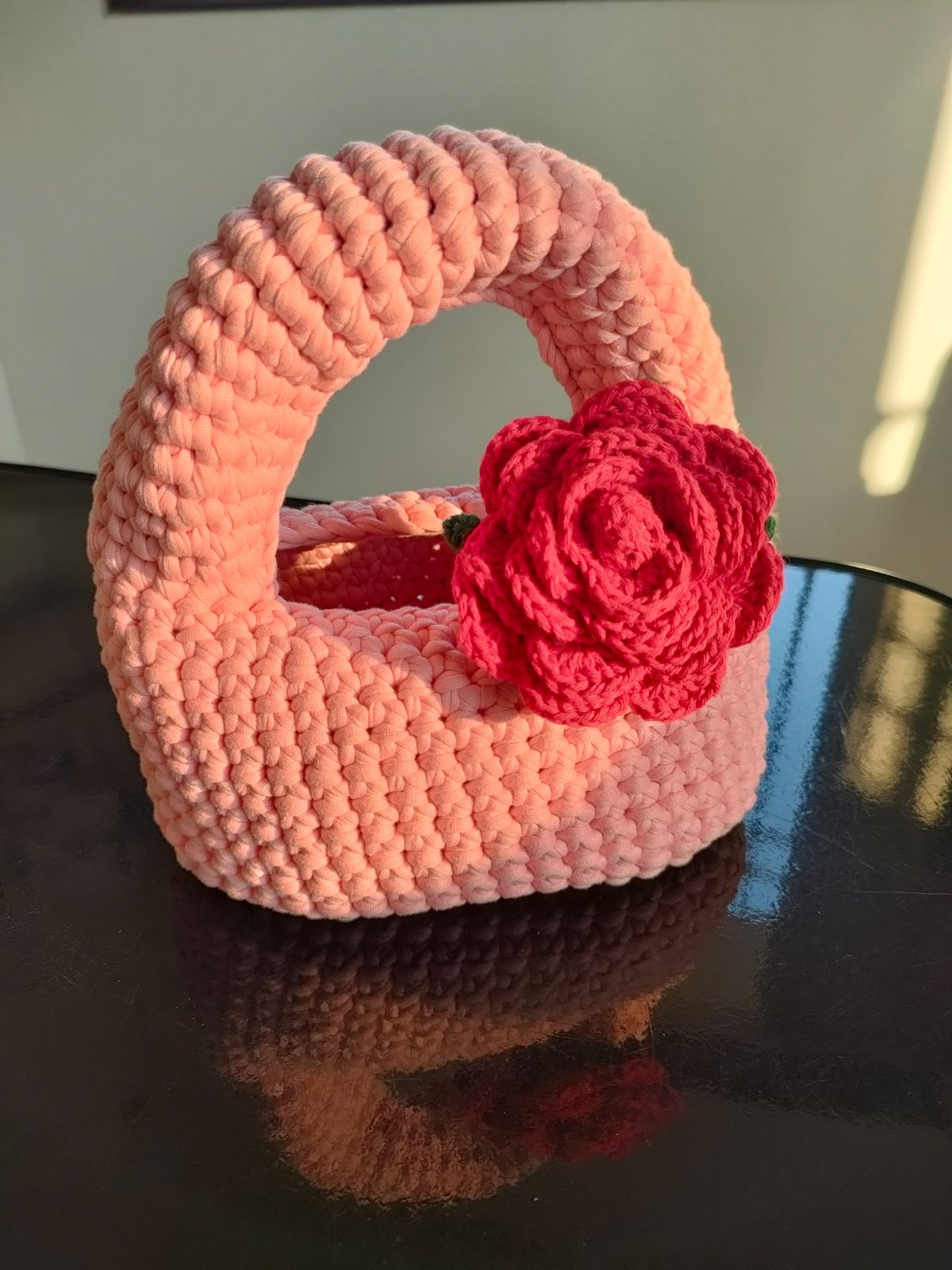 Mini sac hand made en crochet 