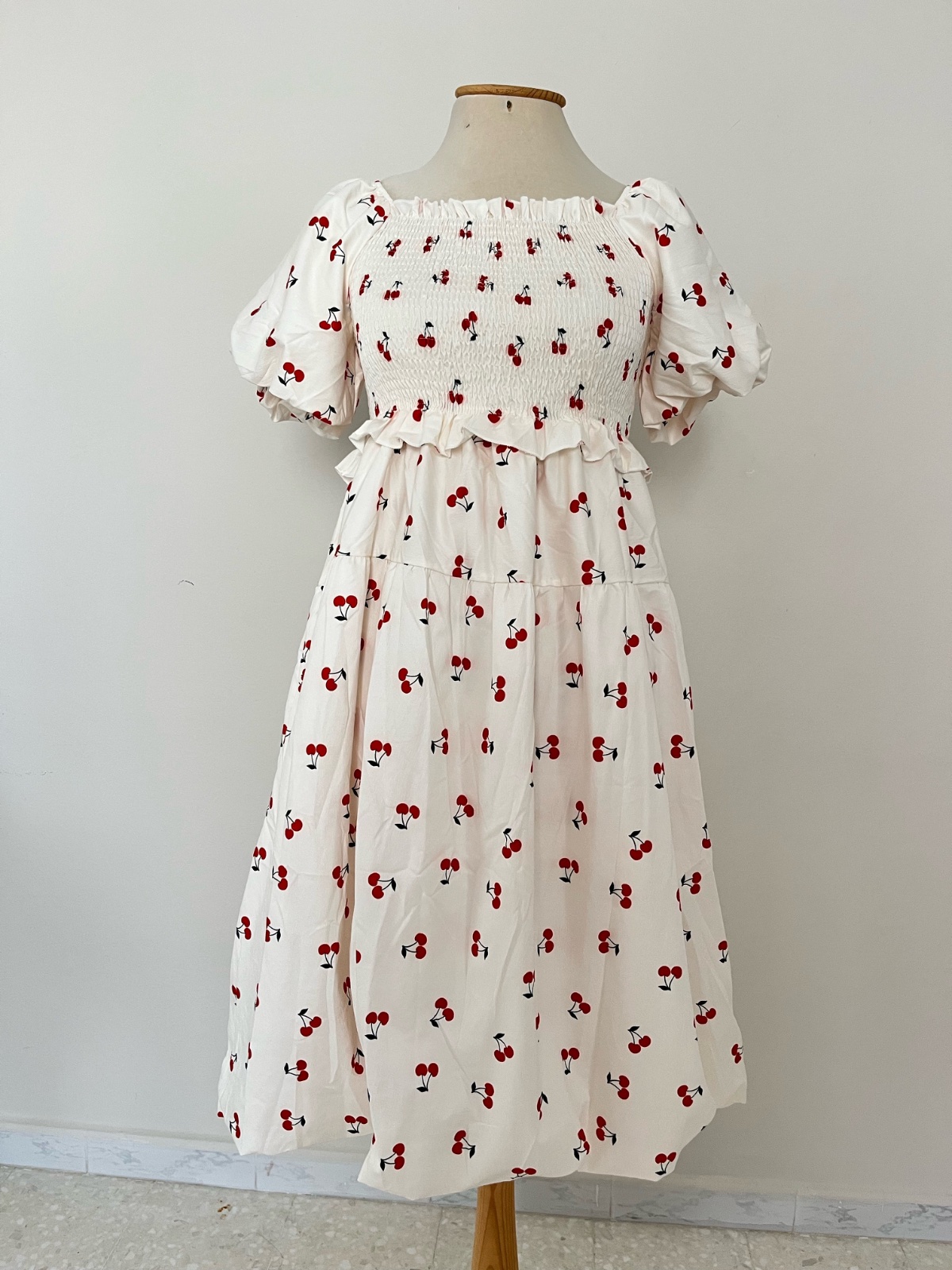 Robe cerise 
