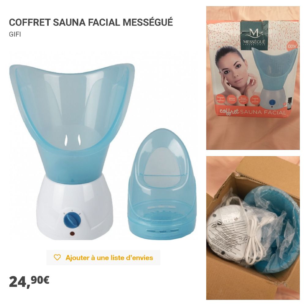 Sauna Facial Mességué neuf