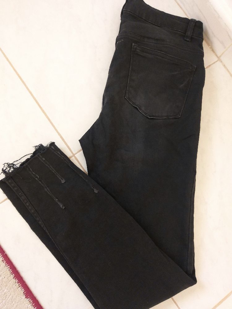 Pantallon Primark taille haute noir 