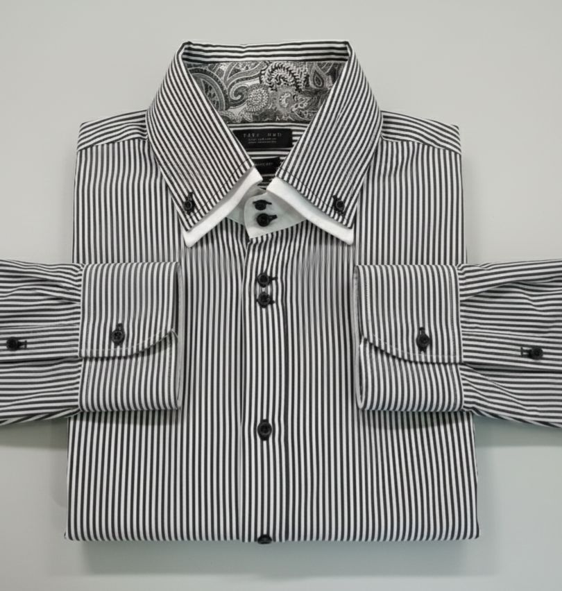 Chemise rayée Zara men _Slim fit_ en coton  