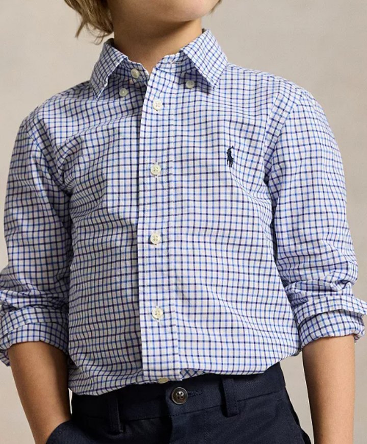 Chemise_Ralph Lauren_ manches longues pour garçon 8y