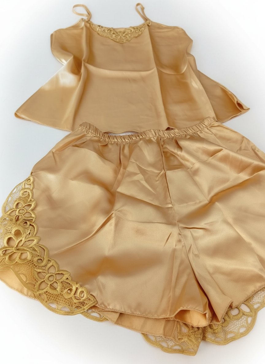 Pyjama _Satin_ doré neuf