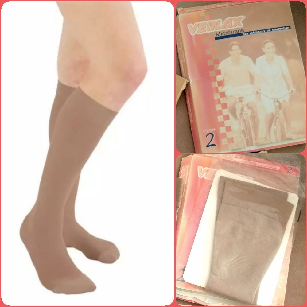Bas de contention Veinax Beige 