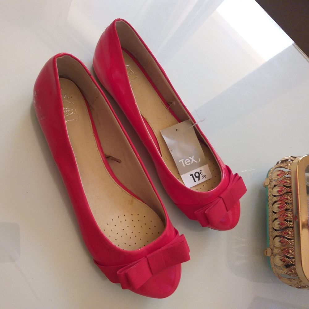 Ballerine rouge Tex 
