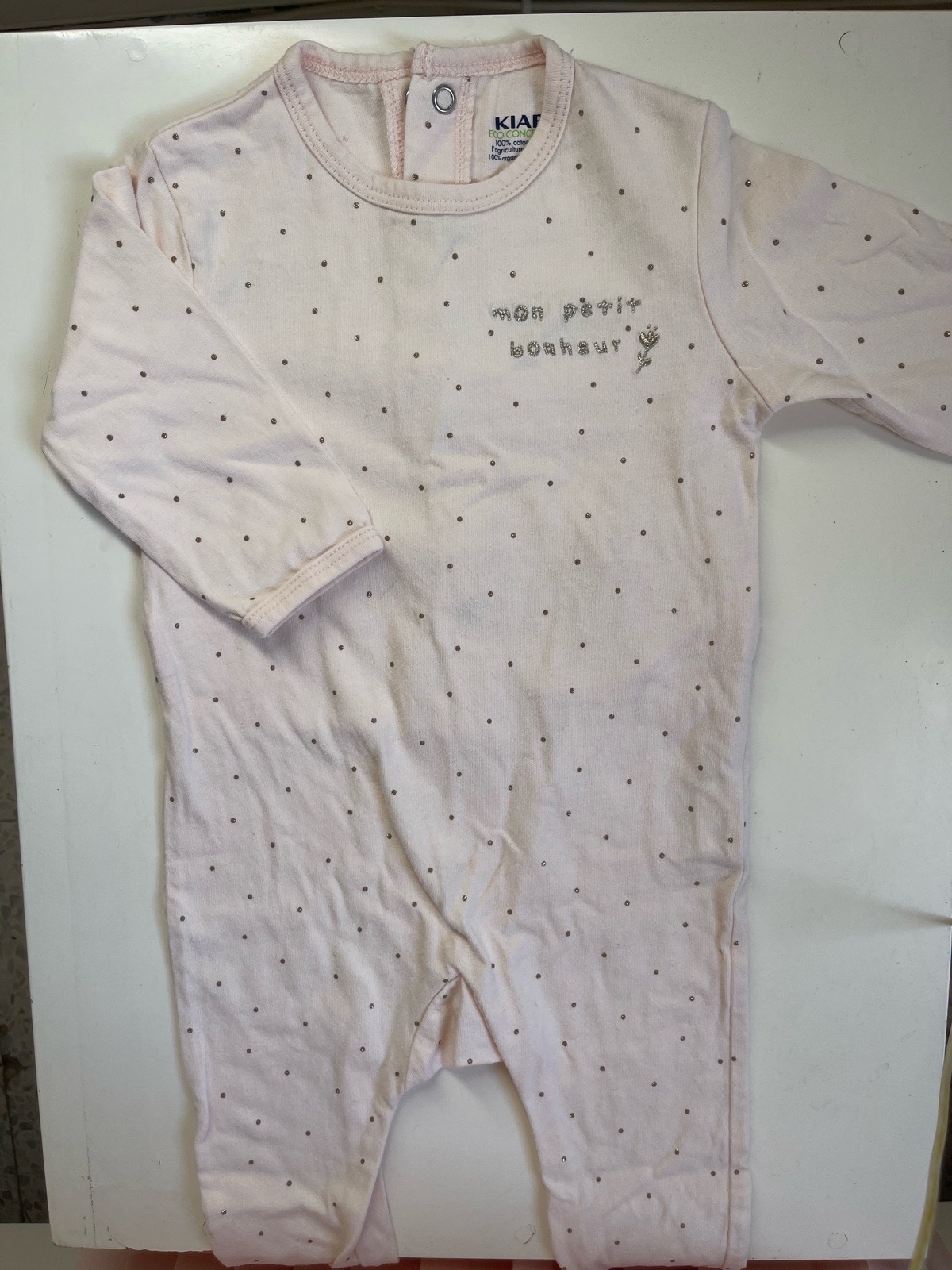 Grenouillère bébé fille 