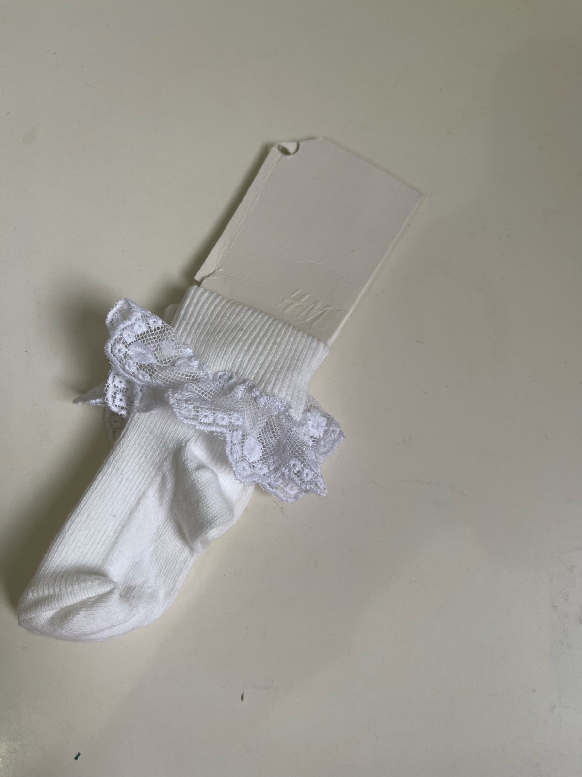 Chaussettes avec volants