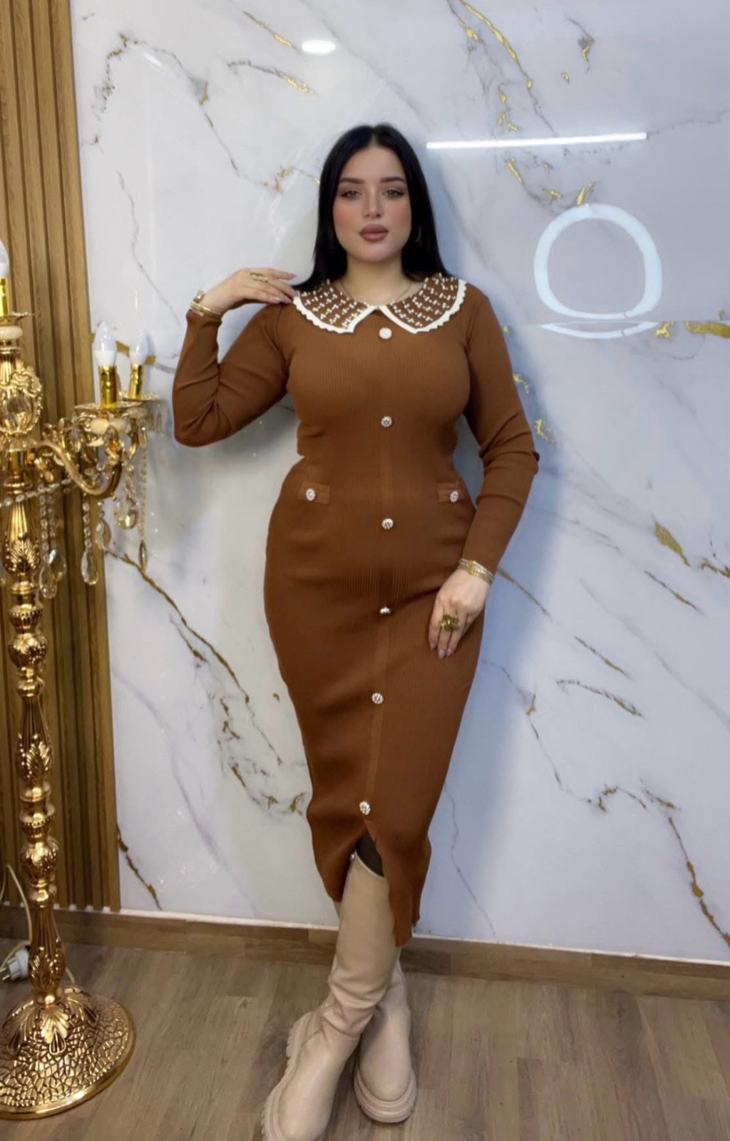Robe marron