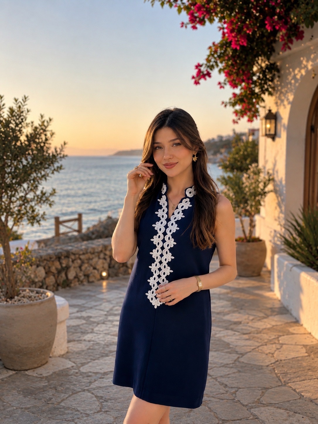 Robe bleu marine