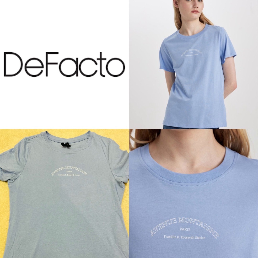 Pull defacto bleu ciel 