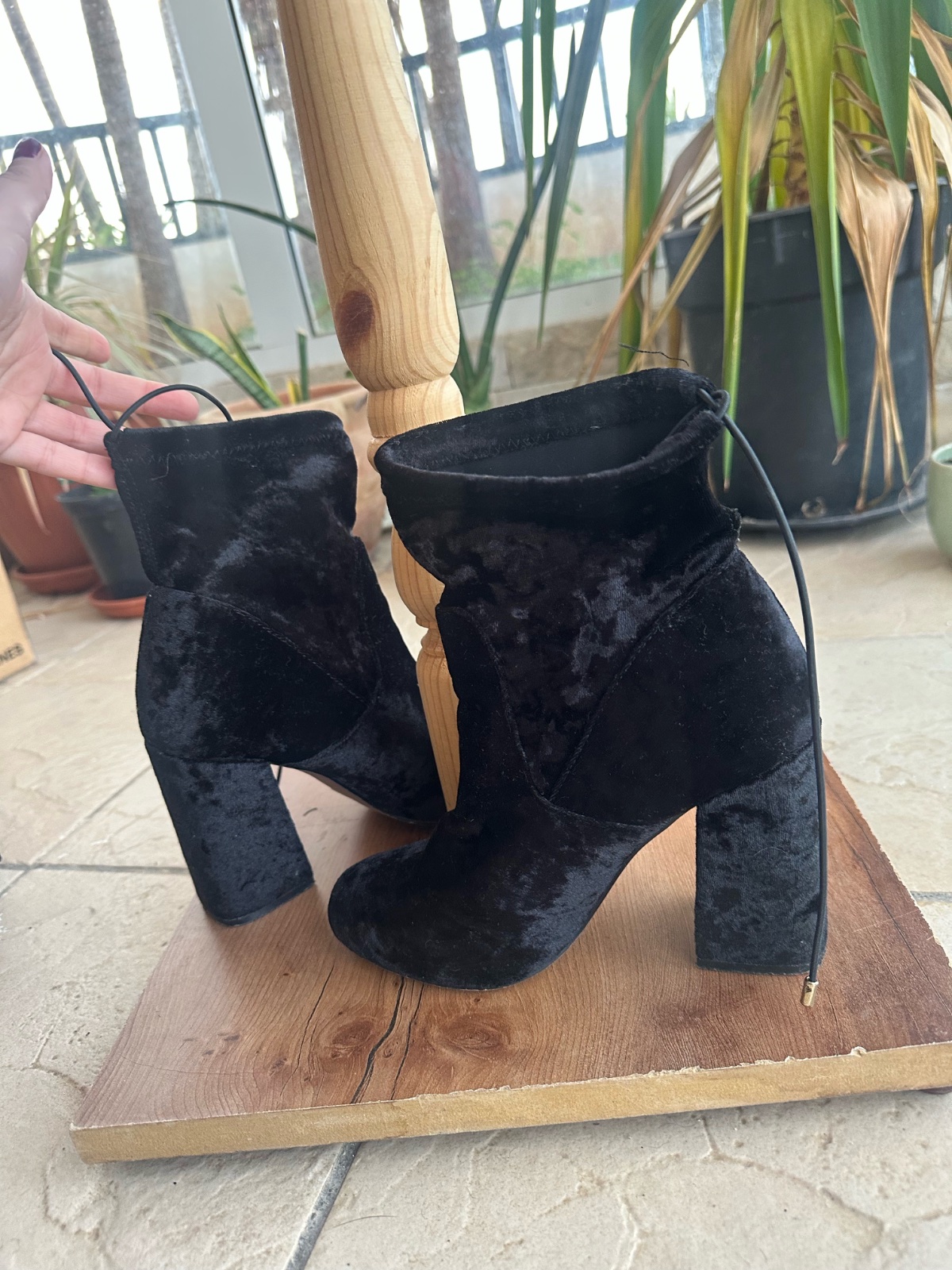 Bottine Velour