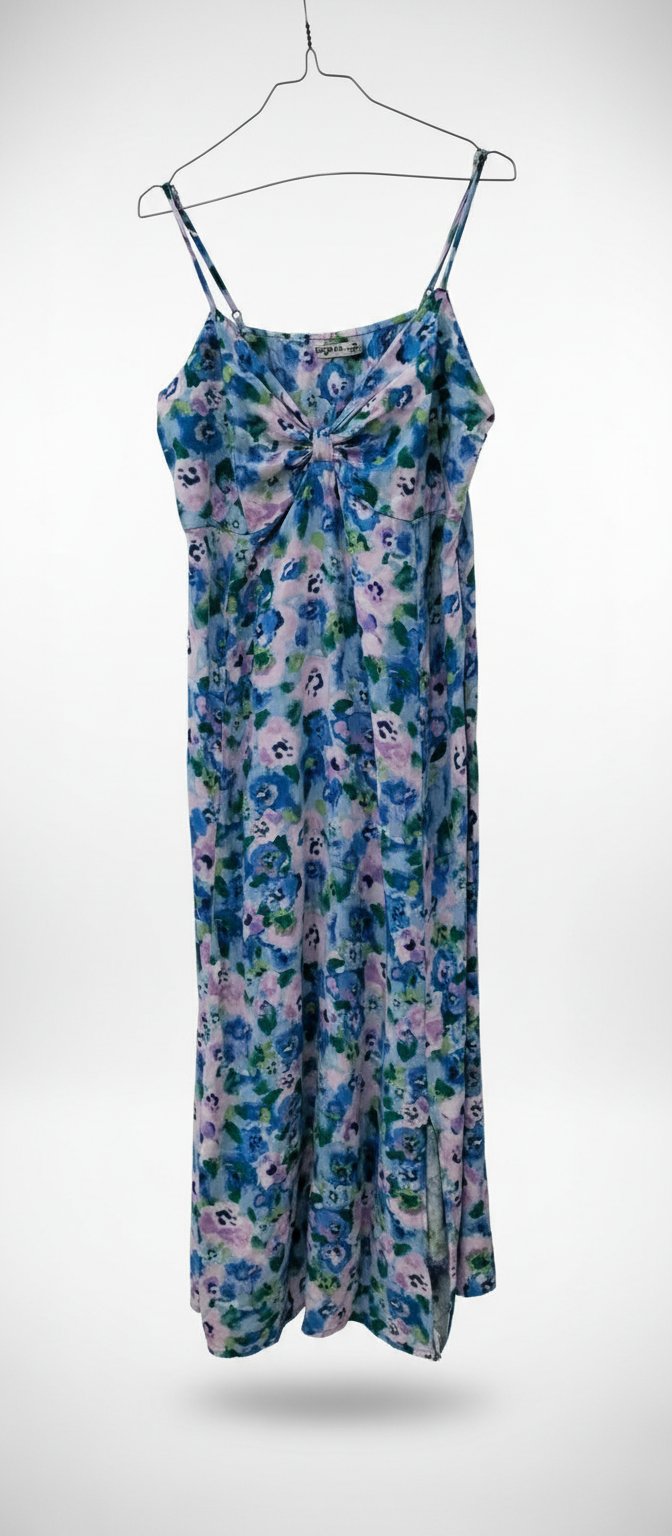 Robe longue avec fente 