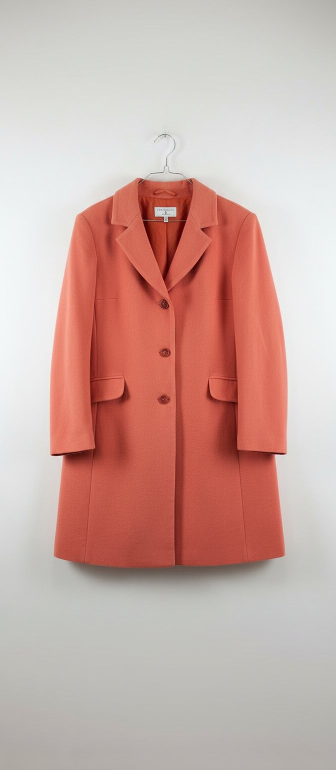 Manteau en laine mi-long