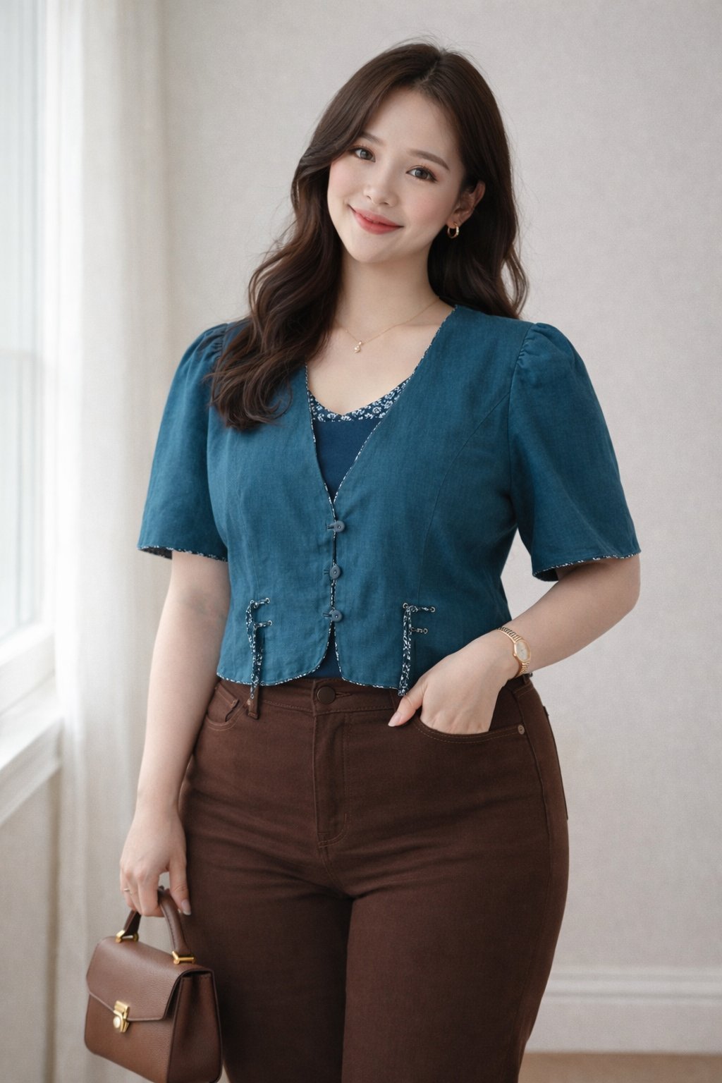 Cropped veste 