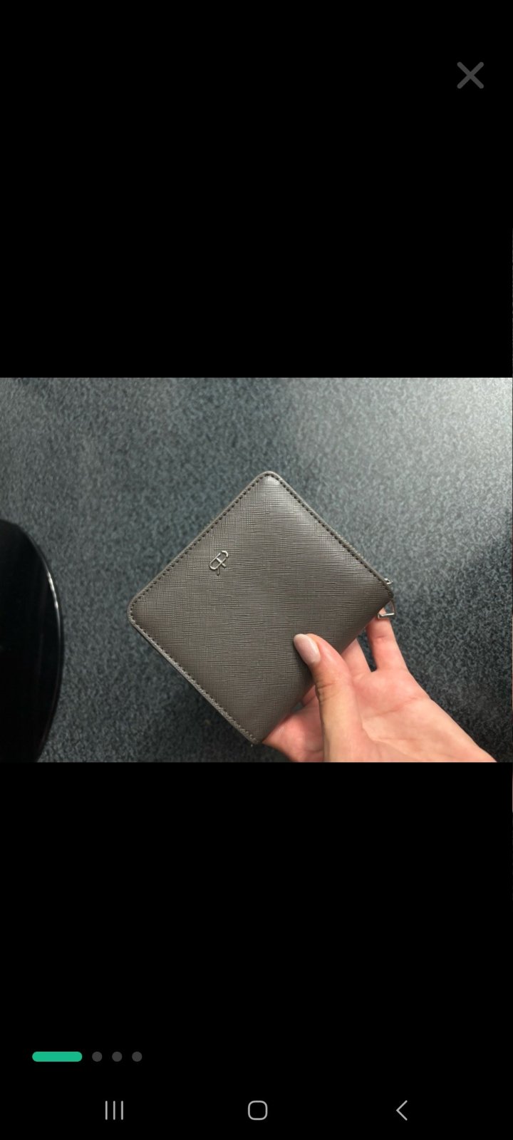 Portefeuille parfois gris + portefeuille bershka blanc cadeau