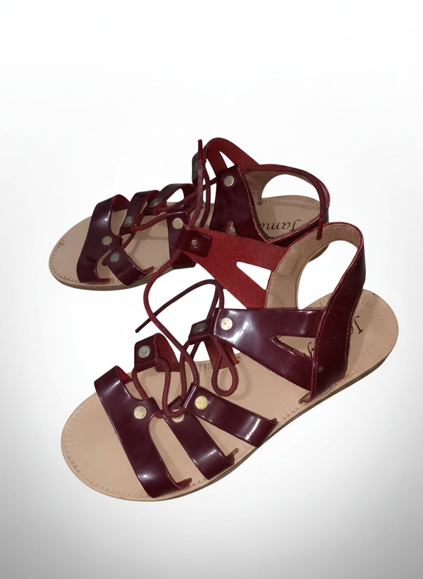 Sandel burgundy 